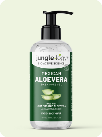 Mexican Aloe vera Gel (Made with USDA Organic 99.5% Pure Aloe Vera)