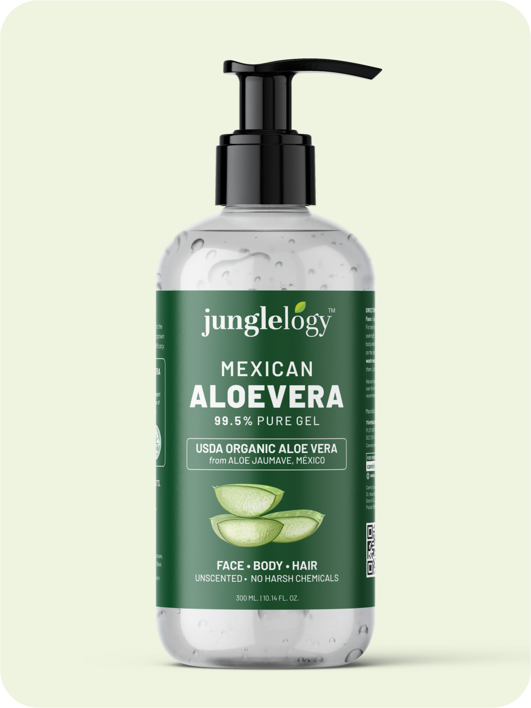 USDA Organic 99.5% Pure Aloe Vera Gel (Aloe Jaumave, Mexico)